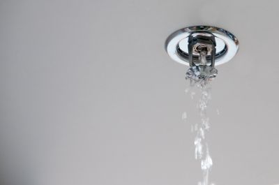 Completed Fire Sprinkler Setup